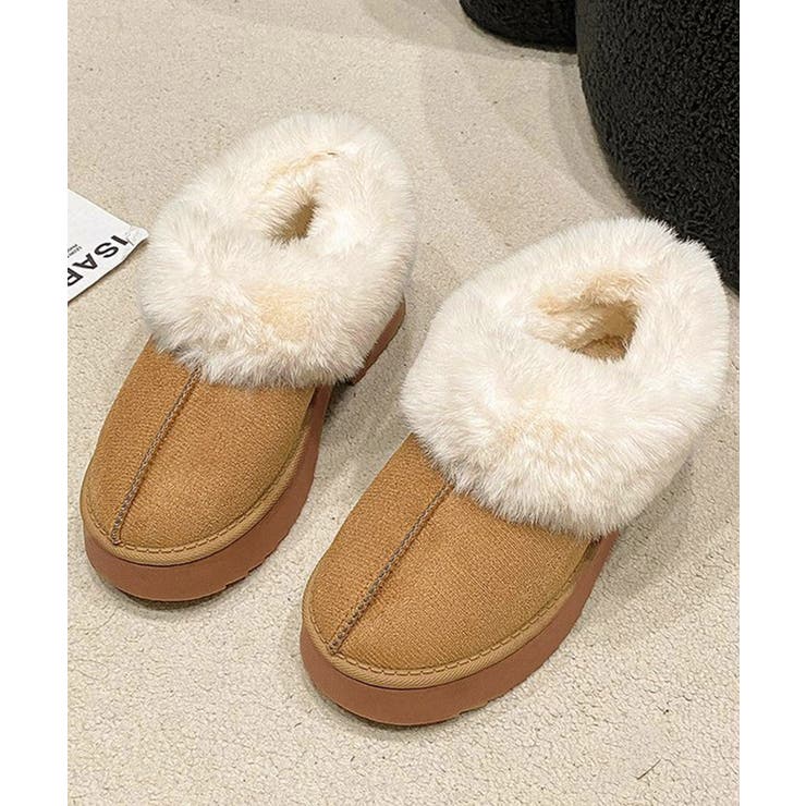 スエード調 ショートムートンブーツ厚底靴 | SUNSHINE CLOSET | 詳細画像23 