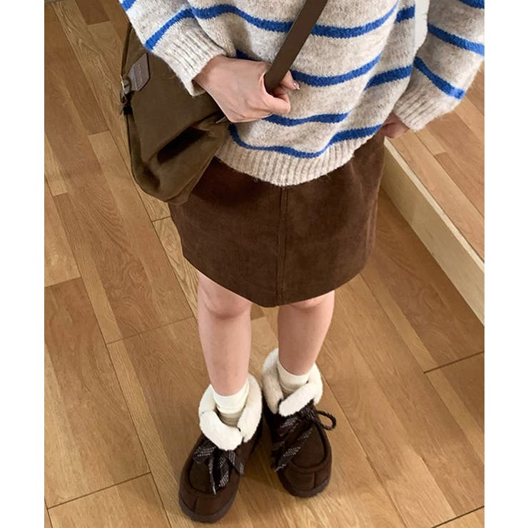 厚底ムートンブーツもこもこショートブーツ | SUNSHINE CLOSET | 詳細画像15 