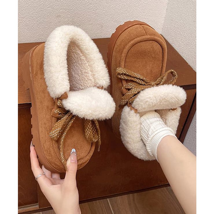 厚底ムートンブーツもこもこショートブーツ | SUNSHINE CLOSET | 詳細画像16 