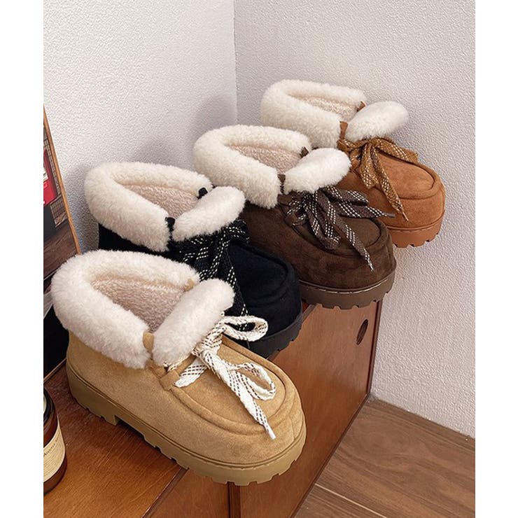 厚底ムートンブーツもこもこショートブーツ | SUNSHINE CLOSET | 詳細画像22 