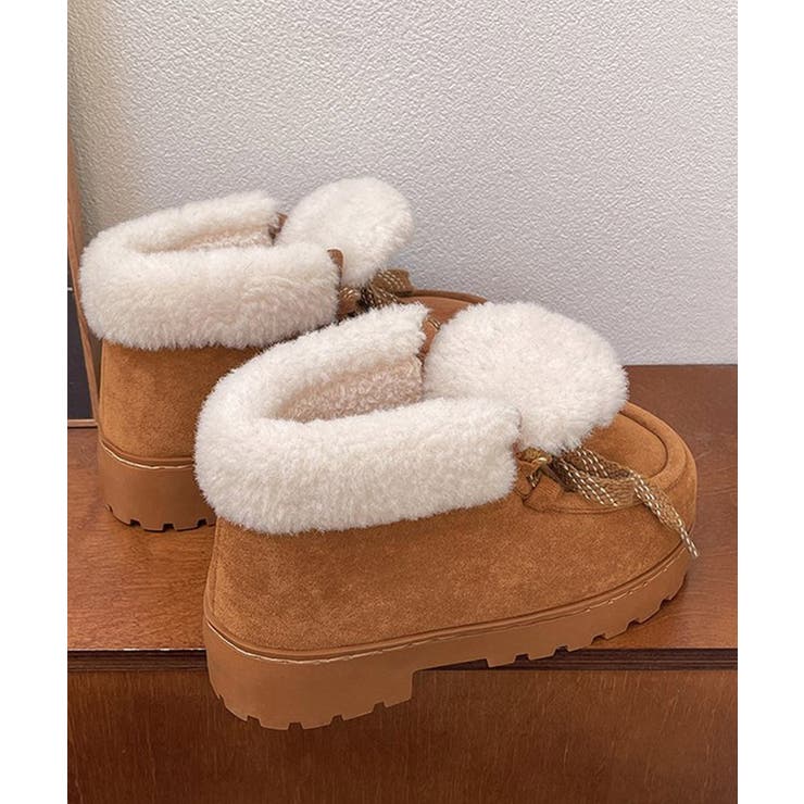厚底ムートンブーツもこもこショートブーツ | SUNSHINE CLOSET | 詳細画像27 