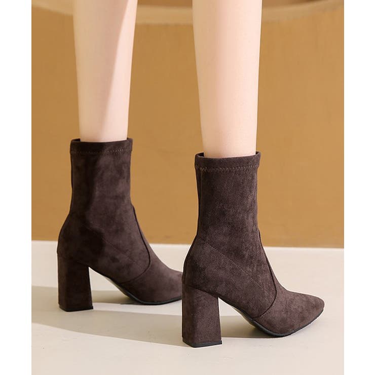 ショートブーツ スエードストレッチブーツ | SUNSHINE CLOSET | 詳細画像10 