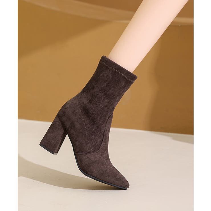 ショートブーツ スエードストレッチブーツ | SUNSHINE CLOSET | 詳細画像11 