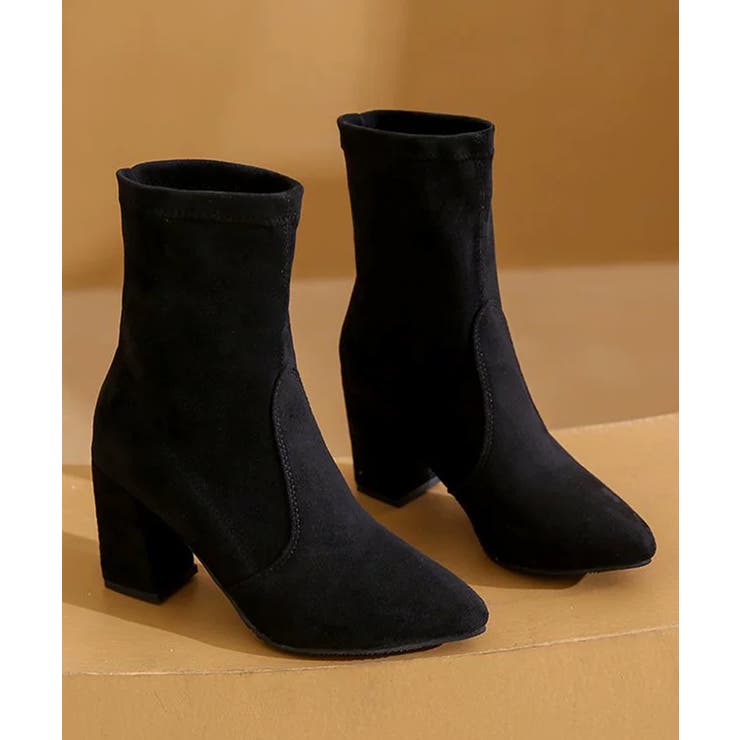 ショートブーツ スエードストレッチブーツ | SUNSHINE CLOSET | 詳細画像15 