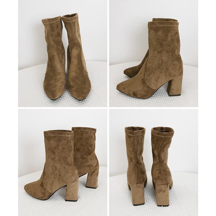 ショートブーツ スエードストレッチブーツ | SUNSHINE CLOSET | 詳細画像21 