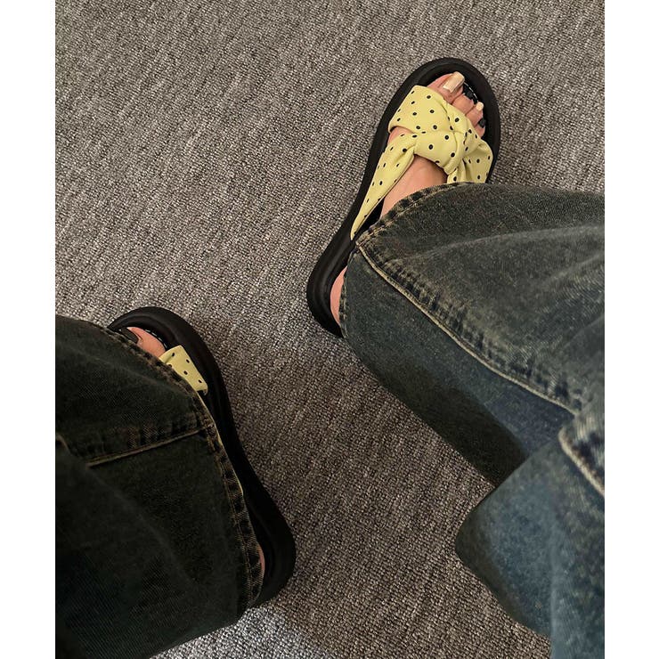 レディースボリュームソールサンダル 大人可愛いつっかけサンダル 歩きやすいスリッ… | SUNSHINE CLOSET | 詳細画像11 