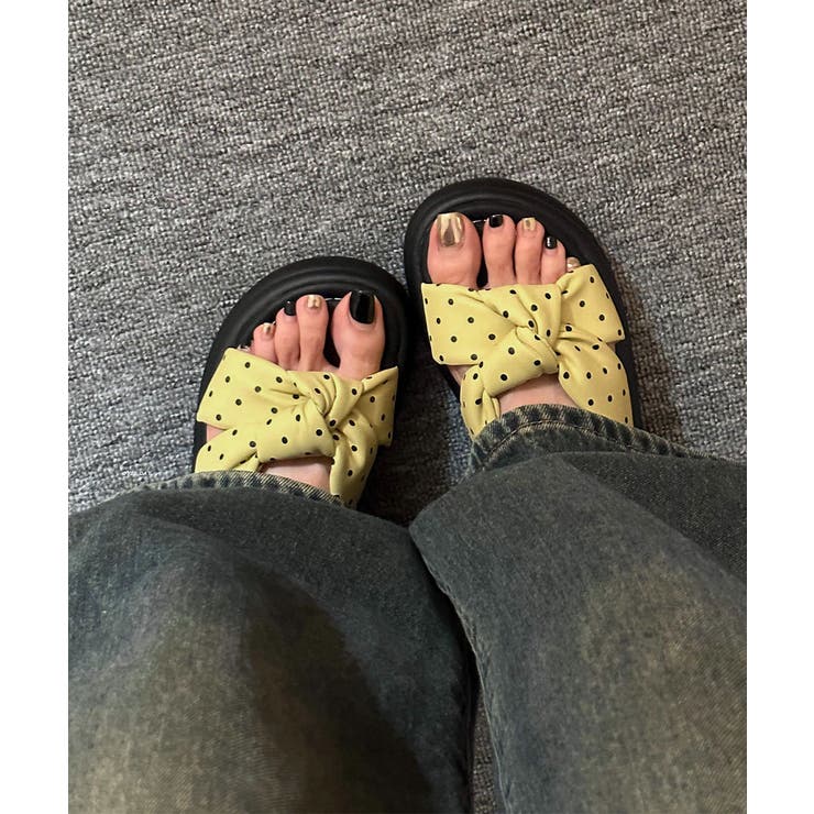 レディースボリュームソールサンダル 大人可愛いつっかけサンダル 歩きやすいスリッ… | SUNSHINE CLOSET | 詳細画像9 