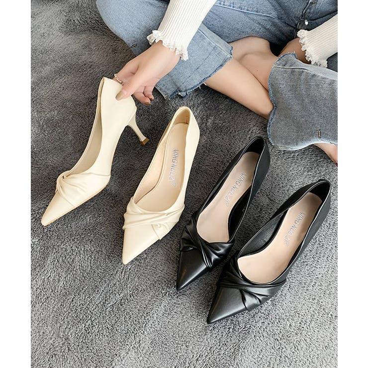 ツイストパンプスヒール選べるシューズ美脚 | SUNSHINE CLOSET | 詳細画像20 