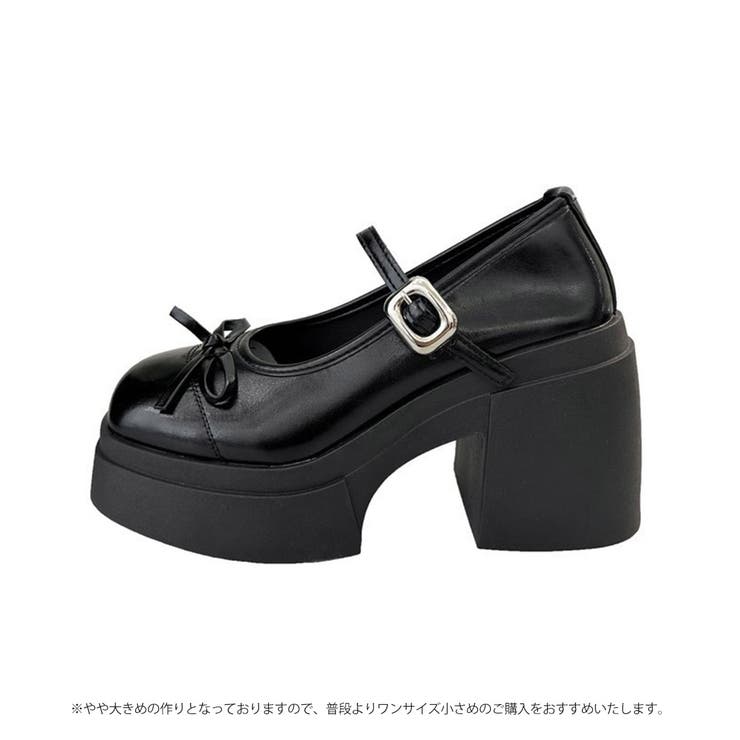 レディース チャンキーヒール 厚底メリージェーンシューズ | SUNSHINE CLOSET | 詳細画像25 