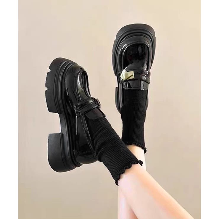 レディース ボリュームソール靴スクール風パンプス トラックソール | SUNSHINE CLOSET | 詳細画像10 