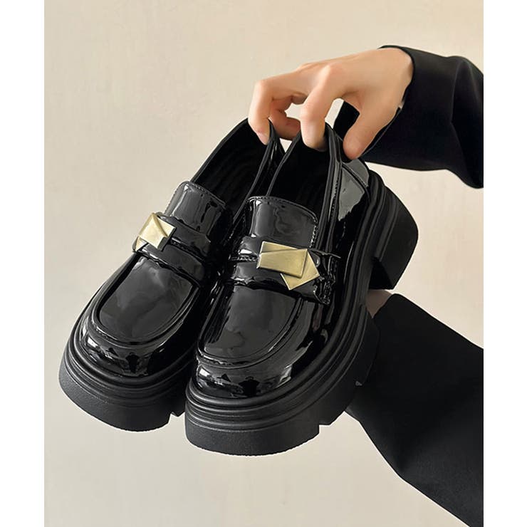 レディース ボリュームソール靴スクール風パンプス トラックソール | SUNSHINE CLOSET | 詳細画像11 