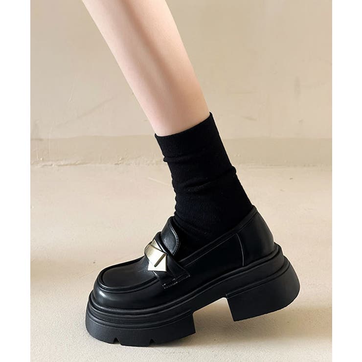 レディース ボリュームソール靴スクール風パンプス トラックソール | SUNSHINE CLOSET | 詳細画像6 