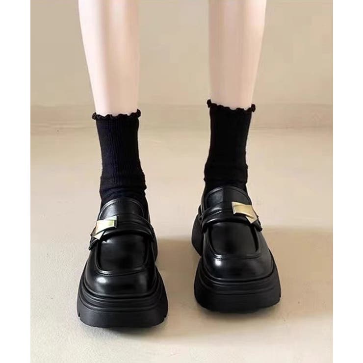 レディース ボリュームソール靴スクール風パンプス トラックソール | SUNSHINE CLOSET | 詳細画像7 