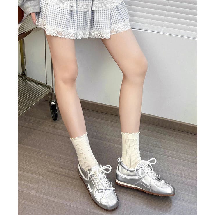 スポーティーシューズ履きやすい フラットスニーカー歩きやすい靴 おしゃれ | SUNSHINE CLOSET | 詳細画像10 