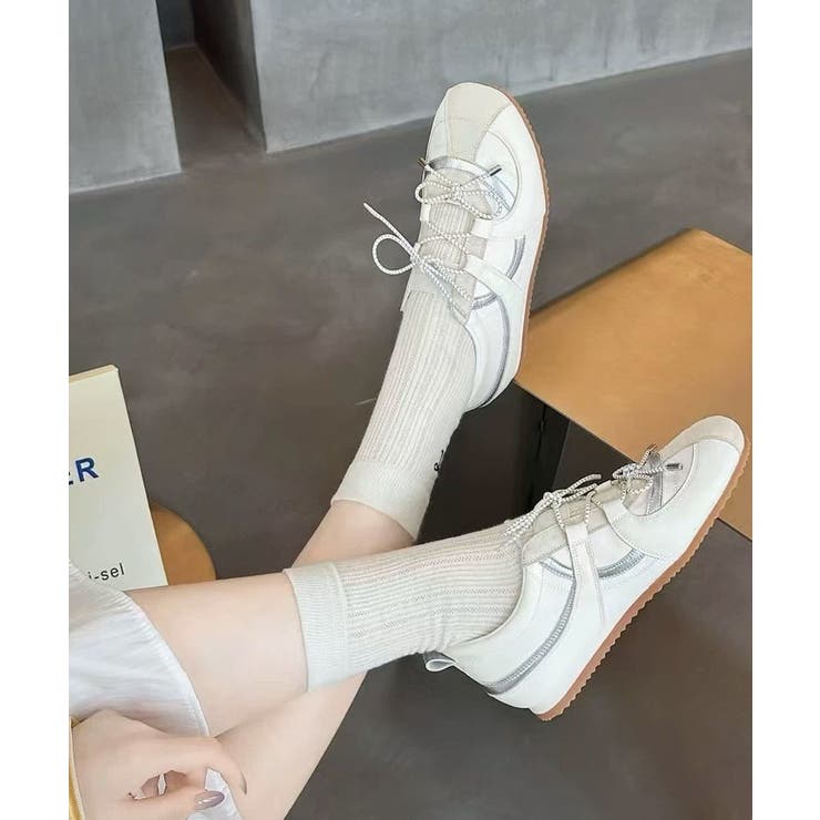 スポーティーシューズ履きやすい フラットスニーカー歩きやすい靴 おしゃれ | SUNSHINE CLOSET | 詳細画像14 