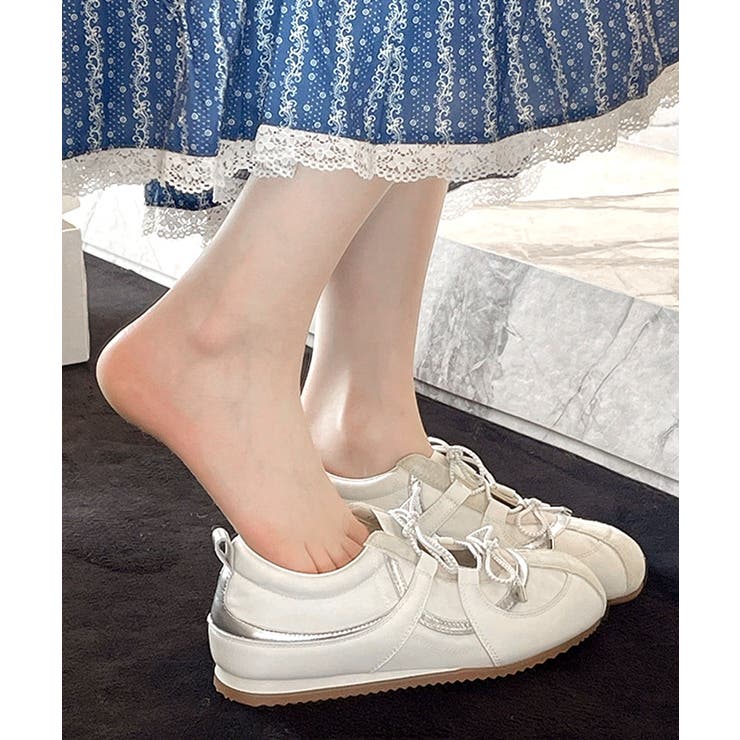 スポーティーシューズ履きやすい フラットスニーカー歩きやすい靴 おしゃれ | SUNSHINE CLOSET | 詳細画像16 