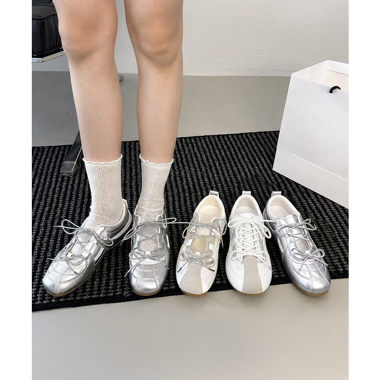 スポーティーシューズ履きやすい フラットスニーカー歩きやすい靴 おしゃれ | SUNSHINE CLOSET | 詳細画像23 