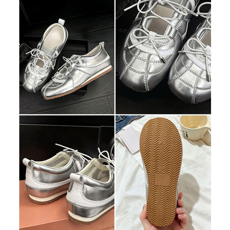 スポーティーシューズ履きやすい フラットスニーカー歩きやすい靴 おしゃれ | SUNSHINE CLOSET | 詳細画像29 