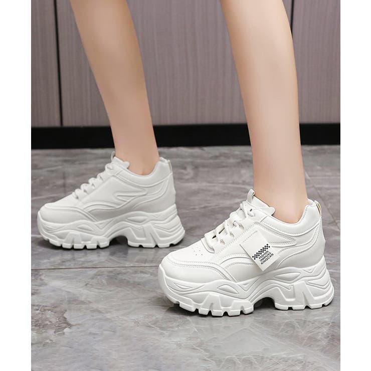 レディースボリュームソールスニーカー カジュアル厚底靴歩きやすい レトロスポーツ… | SUNSHINE CLOSET | 詳細画像11 