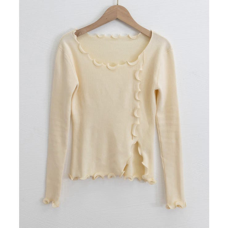 メロウフリルニット フロントスリット秋服 | SUNSHINE CLOSET | 詳細画像22 