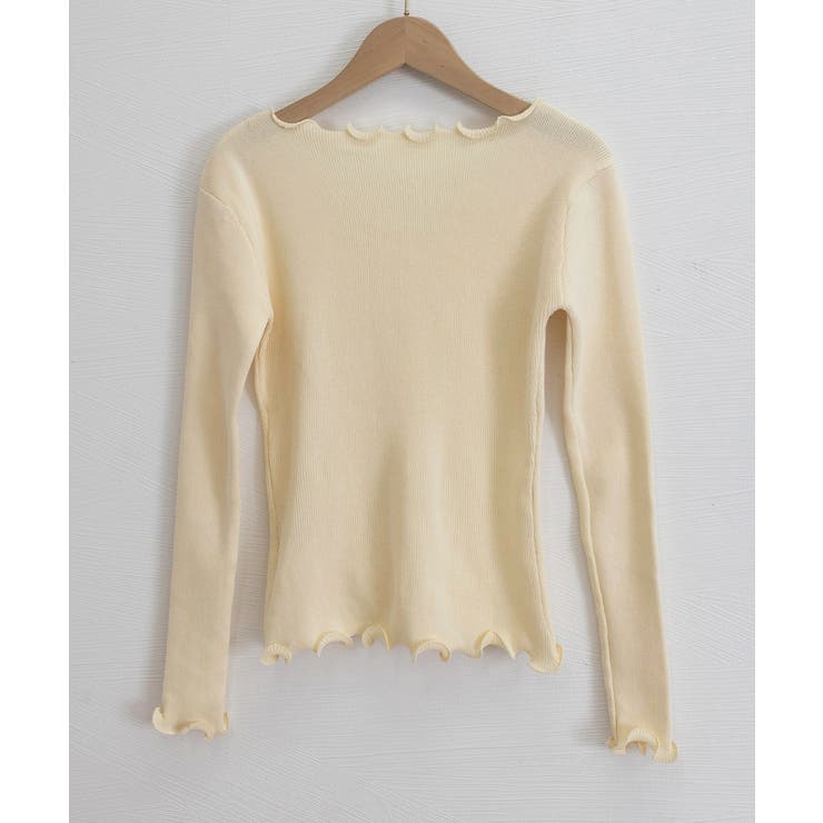 メロウフリルニット フロントスリット秋服 | SUNSHINE CLOSET | 詳細画像23 