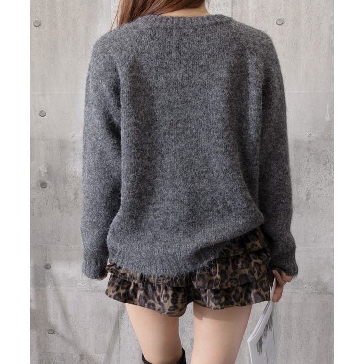 ハートボタンニットトップス ハーフボタン | SUNSHINE CLOSET | 詳細画像12 