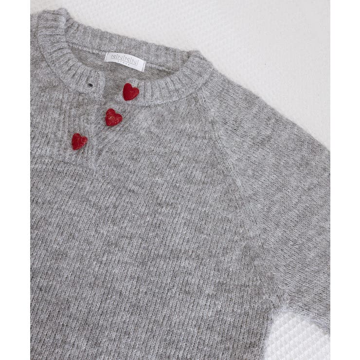 ハートボタンニットトップス ハーフボタン | SUNSHINE CLOSET | 詳細画像26 