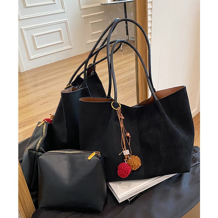 スエード調 トートバッグ 2点セット上品 | SUNSHINE CLOSET | 詳細画像11 