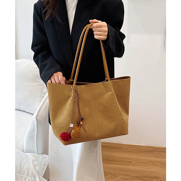 スエード調 トートバッグ 2点セット上品 | SUNSHINE CLOSET | 詳細画像22 