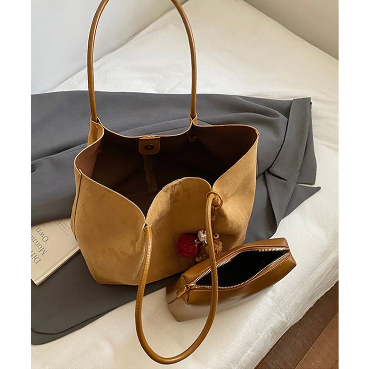 スエード調 トートバッグ 2点セット上品 | SUNSHINE CLOSET | 詳細画像27 