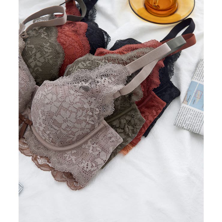 レディース 大人可愛いランジェリーセット ノンワイヤーブラジャー上下セット | SUNSHINE CLOSET | 詳細画像20 