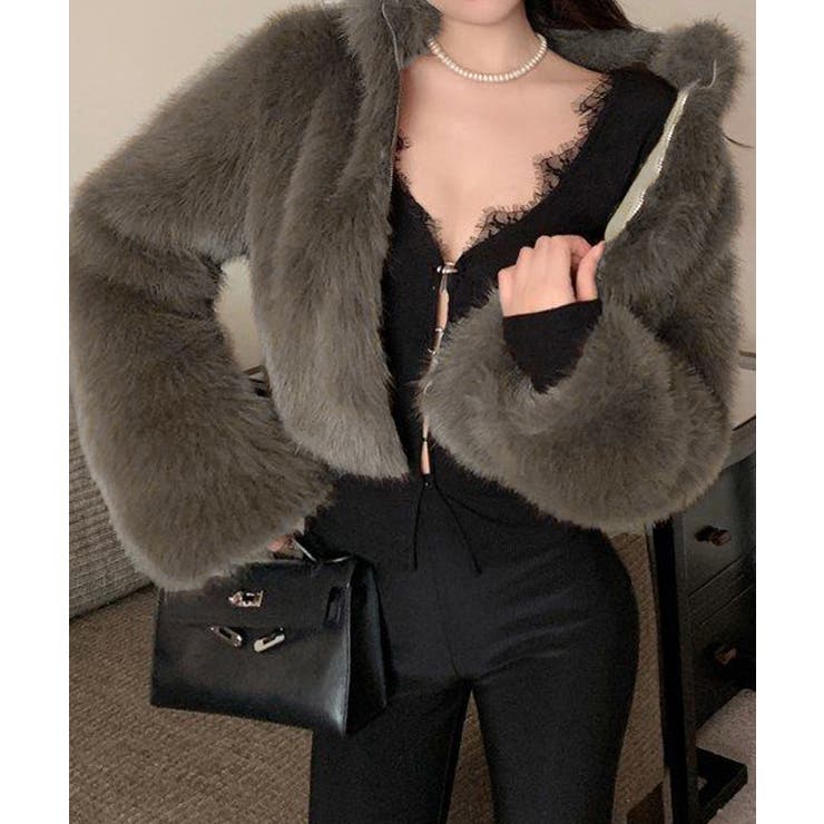 ファージャケット ふわふわファーボレロ冬 | SUNSHINE CLOSET | 詳細画像13 