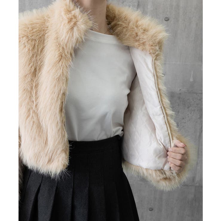 ファージャケット ふわふわファーボレロ冬 | SUNSHINE CLOSET | 詳細画像20 