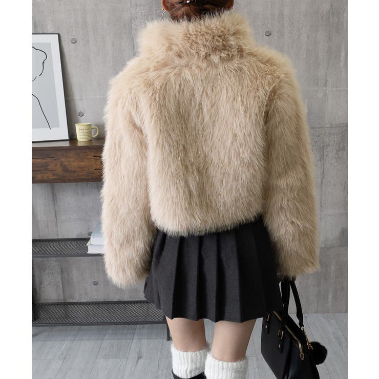 ファージャケット ふわふわファーボレロ冬 | SUNSHINE CLOSET | 詳細画像23 