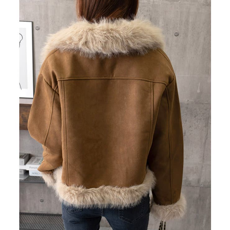 ショートフェイクムートンジャケット韓国風 | SUNSHINE CLOSET | 詳細画像20 