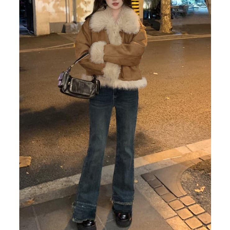 ショートフェイクムートンジャケット韓国風 | SUNSHINE CLOSET | 詳細画像6 