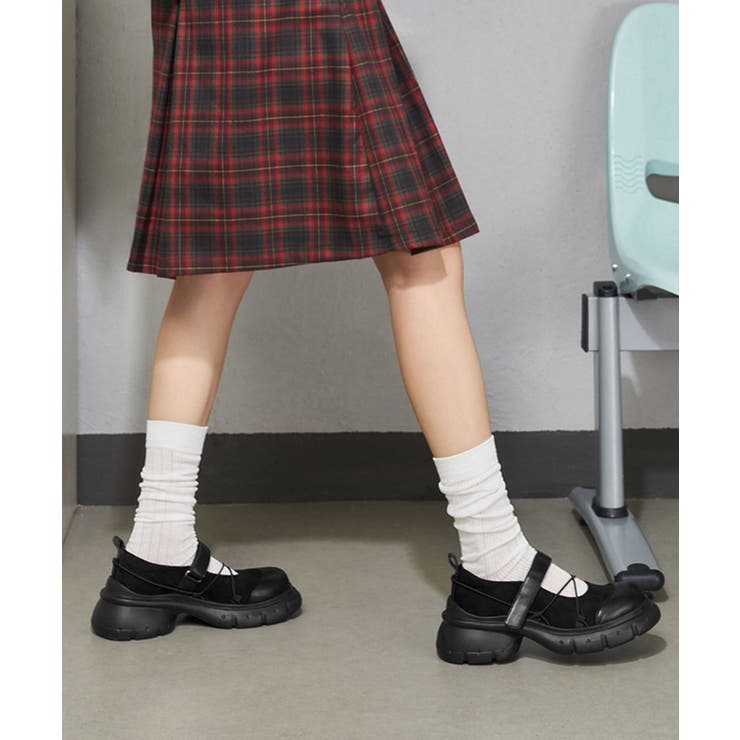クロスコードメリージェーンスニーカー 履きやすい 美脚見えバレエスニーカー | SUNSHINE CLOSET | 詳細画像11 