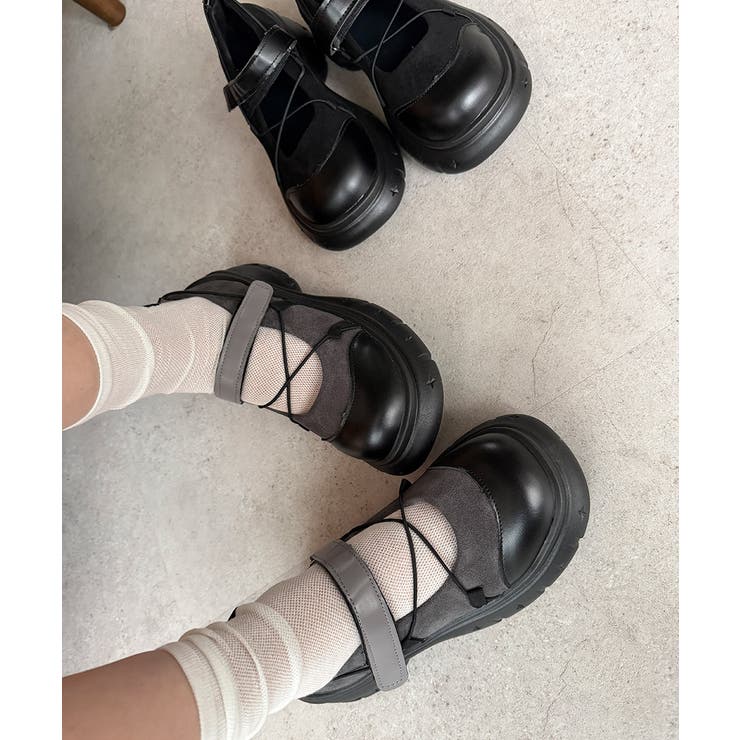 クロスコードメリージェーンスニーカー 履きやすい 美脚見えバレエスニーカー | SUNSHINE CLOSET | 詳細画像26 