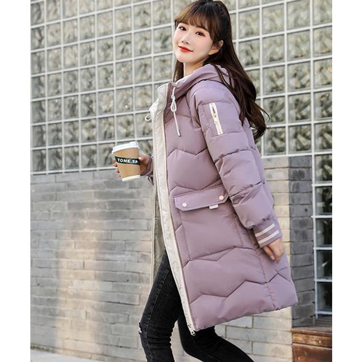 フード付きロングダウンコート中綿アウター | SUNSHINE CLOSET | 詳細画像29 