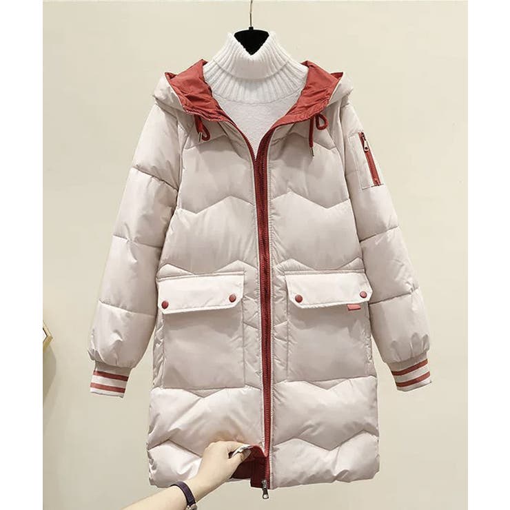 フード付きロングダウンコート中綿アウター | SUNSHINE CLOSET | 詳細画像31 