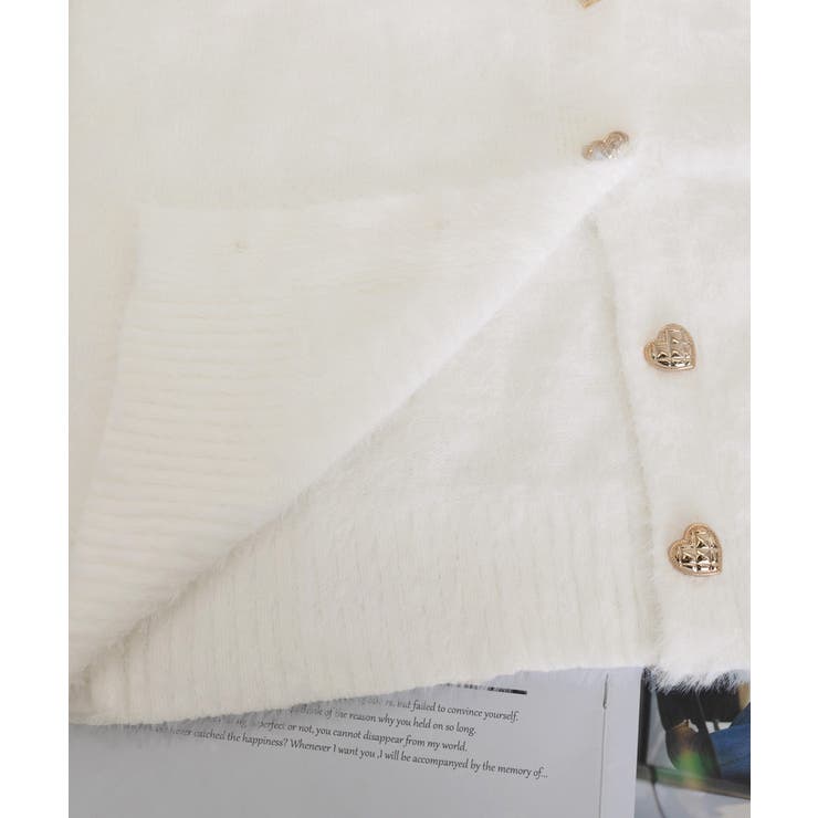 シャギーカーディガンゴールドボタン韓国風 | SUNSHINE CLOSET | 詳細画像25 