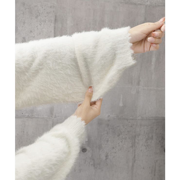 シャギーニットカーディガンVネック秋冬服 | SUNSHINE CLOSET | 詳細画像24 