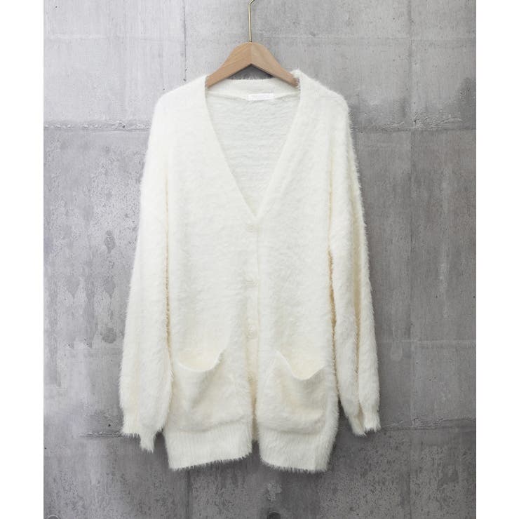 シャギーニットカーディガンVネック秋冬服 | SUNSHINE CLOSET | 詳細画像25 