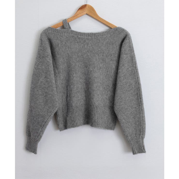 オフショルダーニットトップス肩見せ秋冬服 | SUNSHINE CLOSET | 詳細画像36 