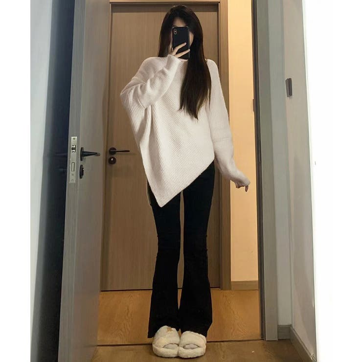 ハイネックニットセーター 不規則デザイン | SUNSHINE CLOSET | 詳細画像13 