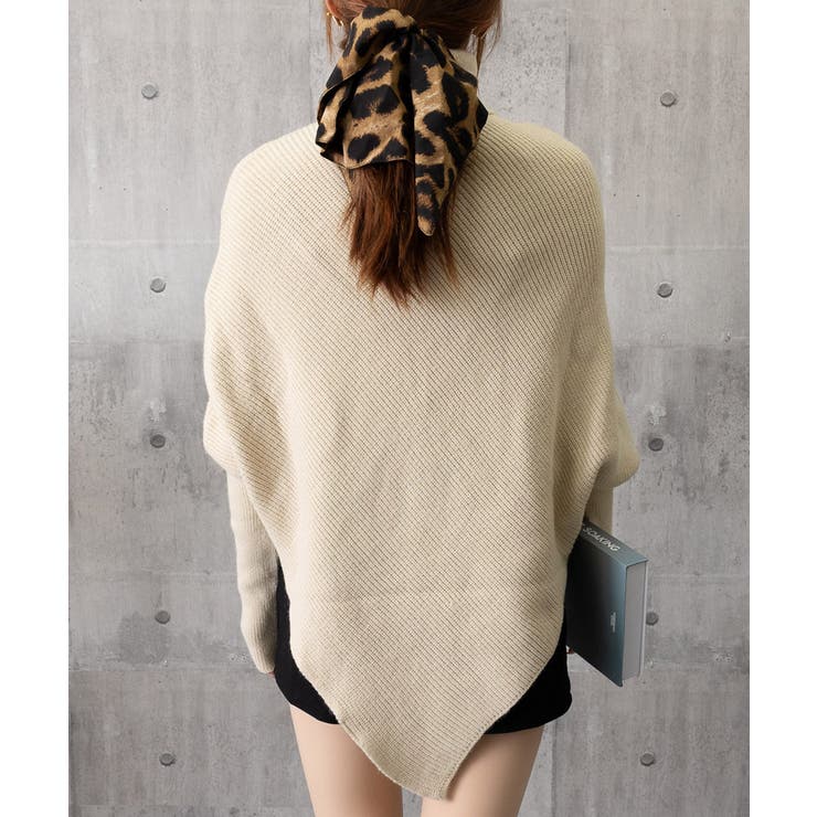 ハイネックニットセーター 不規則デザイン | SUNSHINE CLOSET | 詳細画像23 