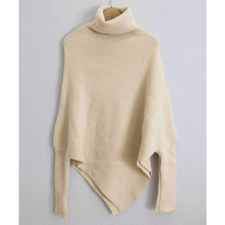 ハイネックニットセーター 不規則デザイン | SUNSHINE CLOSET | 詳細画像25 