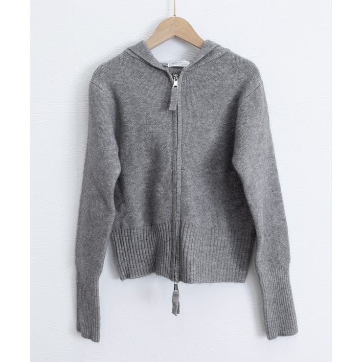 ダブルジップリブニットカーディガン韓国風 | SUNSHINE CLOSET | 詳細画像23 