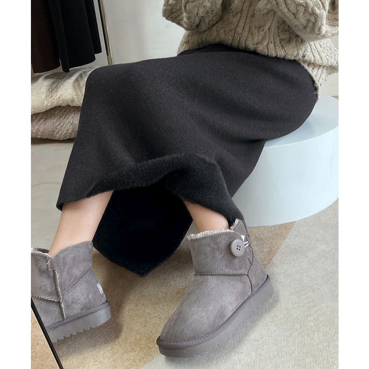 裏起毛ニットスカート 厚手タイトスカート | SUNSHINE CLOSET | 詳細画像21 