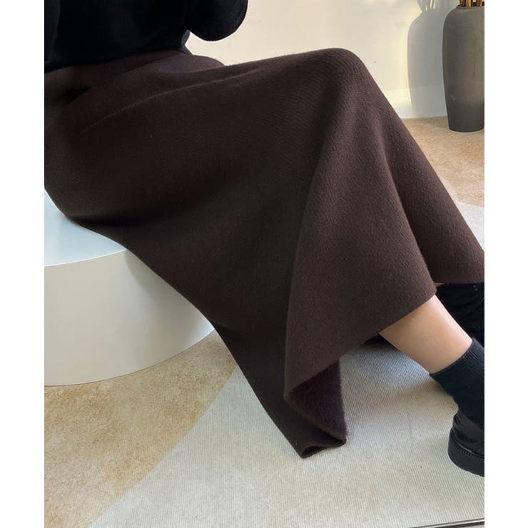 裏起毛ニットスカート 厚手タイトスカート | SUNSHINE CLOSET | 詳細画像24 